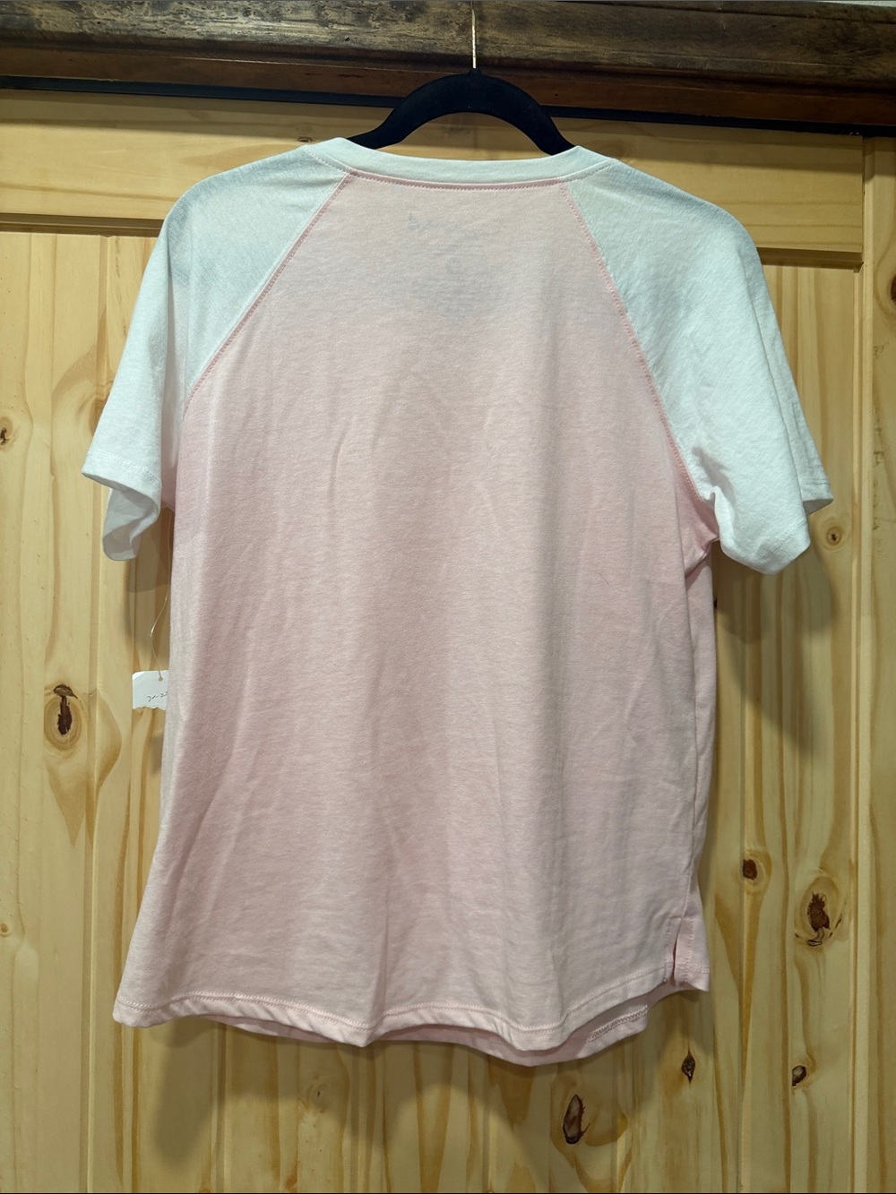 Pink Raglan Graphic Short Sleeve Tee - Dolly Parton Motif - Picture 5 of 7